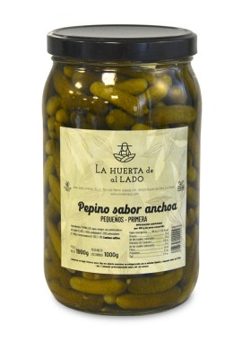 PEPINO PEQUEÑO S/ANCHOA LA HUERTA DE AL LADO 1/2 GALÓN