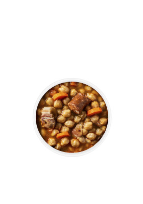 Garbanzos con panceta y chorizo