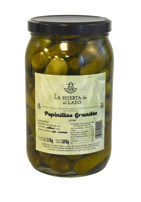 PEPINO GRANDE VINAGRE 40/50 1/2 GALÓN LA HUERTA DE AL LADO