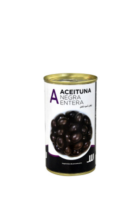 Aceituna negra entera medio kg