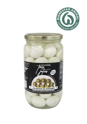 Huevos de codorniz 720ml "Tres Jotas"